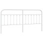 vidaXL Cabecero de metal blanco 200 cm