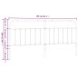 vidaXL Cabecero de metal blanco 200 cm