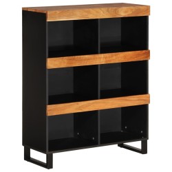 vidaXL Armario auxiliar madera maciza de acacia 85x33x107 cm