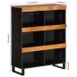 vidaXL Armario auxiliar madera maciza de acacia 85x33x107 cm vidaXL Armario auxiliar madera maciza de acacia 85x33x107 cm