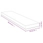 vidaXL Estante de pared de bambú 80x20x4 cm