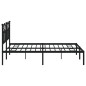 vidaXL Estructura de cama con cabecero metal negro 180x200 cm vidaXL Estructura de cama con cabecero metal negro 180x200 cm