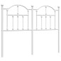 vidaXL Cabecero de metal blanco 120 cm