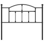 vidaXL Cabecero de metal negro 107 cm vidaXL Cabecero de metal negro 107 cm