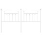 vidaXL Cabecero de metal blanco 160 cm vidaXL Cabecero de metal blanco 160 cm