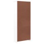 vidaXL Armario vitrina ALTA madera maciza pino blanco 77x35x186,5cm vidaXL Armario vitrina ALTA madera maciza pino blanco 77x35x186,5cm