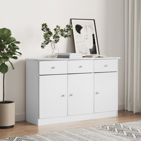 vidaXL Aparador ALTA madera maciza de pino 112x35x73 cm