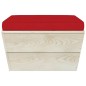 vidaXL Muebles de jardín de palets 10 pzas y cojines madera de abeto vidaXL Muebles de jardín de palets 10 pzas y cojines madera de abeto