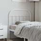 vidaXL Cabecero de metal blanco 80 cm vidaXL Cabecero de metal blanco 80 cm