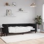 vidaXL Sofá cama terciopelo negro 80x200 cm vidaXL Sofá cama terciopelo negro 80x200 cm