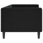 vidaXL Sofá cama terciopelo negro 80x200 cm vidaXL Sofá cama terciopelo negro 80x200 cm