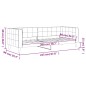 vidaXL Sofá cama terciopelo negro 80x200 cm vidaXL Sofá cama terciopelo negro 80x200 cm