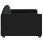 vidaXL Sofá cama terciopelo negro 90x200 cm vidaXL Sofá cama terciopelo negro 90x200 cm