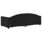 vidaXL Sofá cama terciopelo negro 90x200 cm vidaXL Sofá cama terciopelo negro 90x200 cm