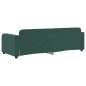 vidaXL Sofá cama terciopelo verde oscuro 80x200 cm vidaXL Sofá cama terciopelo verde oscuro 80x200 cm