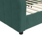 vidaXL Sofá cama terciopelo verde oscuro 80x200 cm vidaXL Sofá cama terciopelo verde oscuro 80x200 cm