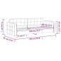 vidaXL Sofá cama terciopelo verde oscuro 80x200 cm vidaXL Sofá cama terciopelo verde oscuro 80x200 cm