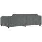 vidaXL Sofá cama tela gris oscuro 90x200 cm vidaXL Sofá cama tela gris oscuro 90x200 cm