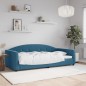 vidaXL Sofá cama terciopelo azul 100x200 cm