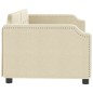 vidaXL Sofá cama tela color crema 80x200 cm vidaXL Sofá cama tela color crema 80x200 cm