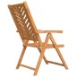 vidaXL Sillas de jardín reclinables 2 uds madera maciza acacia vidaXL Sillas de jardín reclinables 2 uds madera maciza acacia