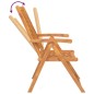 vidaXL Sillas de jardín reclinables 2 uds madera maciza acacia vidaXL Sillas de jardín reclinables 2 uds madera maciza acacia