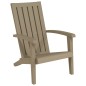 vidaXL Sillas de jardín Adirondack 2 uds polipropileno marrón claro vidaXL Sillas de jardín Adirondack 2 uds polipropileno marrón claro