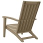 vidaXL Sillas de jardín Adirondack 2 uds polipropileno marrón claro vidaXL Sillas de jardín Adirondack 2 uds polipropileno marrón claro