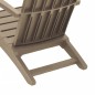 vidaXL Sillas de jardín Adirondack 2 uds polipropileno marrón claro vidaXL Sillas de jardín Adirondack 2 uds polipropileno marrón claro