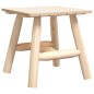 vidaXL Mesa auxiliar madera maciza abeto 49x49x50 cm vidaXL Mesa auxiliar madera maciza abeto 49x49x50 cm