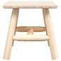 vidaXL Mesa auxiliar madera maciza abeto 49x49x50 cm vidaXL Mesa auxiliar madera maciza abeto 49x49x50 cm