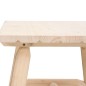 vidaXL Mesa auxiliar madera maciza abeto 49x49x50 cm vidaXL Mesa auxiliar madera maciza abeto 49x49x50 cm