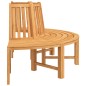 vidaXL Banco de árbol semicircular madera maciza de teca Ø201 cm vidaXL Banco de árbol semicircular madera maciza de teca Ø201 cm