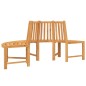 vidaXL Banco de árbol semicircular madera maciza de teca Ø201 cm vidaXL Banco de árbol semicircular madera maciza de teca Ø201 cm