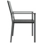 vidaXL Sillas de jardín 2 uds ratán sintético negro 54x62,5x89 cm