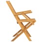 vidaXL Sillas de jardín plegables 2 uds madera maciza teca 55x62x90 cm vidaXL Sillas de jardín plegables 2 uds madera maciza teca 55x62x90 cm