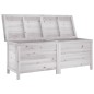 vidaXL Arcón de jardín madera maciza abeto blanco 150x50x56,5 cm vidaXL Arcón de jardín madera maciza abeto blanco 150x50x56,5 cm