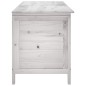 vidaXL Arcón de jardín madera maciza abeto blanco 150x50x56,5 cm vidaXL Arcón de jardín madera maciza abeto blanco 150x50x56,5 cm