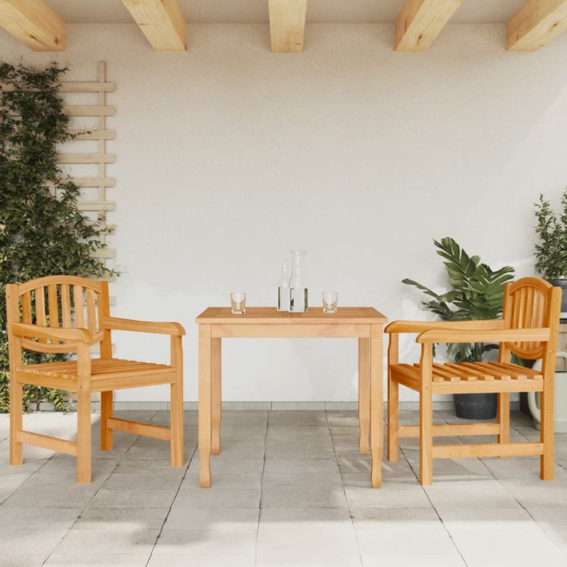 vidaXL Sillas de jardín 2 unidades madera maciza de teca 58x59x88 cm vidaXL Sillas de jardín 2 unidades madera maciza de teca 58x59x88 cm
