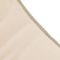 vidaXL Tumbona plegable tela beige