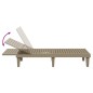 vidaXL Tumbonas 2 unidades polipropileno marrón claro 155x58x83 cm vidaXL Tumbonas 2 unidades polipropileno marrón claro 155x58x83 cm
