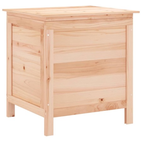vidaXL Arcón de jardín madera maciza abeto 50x49x56,5 cm