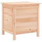 vidaXL Arcón de jardín madera maciza abeto 50x49x56,5 cm vidaXL Arcón de jardín madera maciza abeto 50x49x56,5 cm