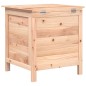 vidaXL Arcón de jardín madera maciza abeto 50x49x56,5 cm vidaXL Arcón de jardín madera maciza abeto 50x49x56,5 cm