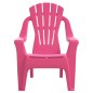 vidaXL Sillas de jardín niños 2 uds aspecto madera PP rosa 37x34x44 cm vidaXL Sillas de jardín niños 2 uds aspecto madera PP rosa 37x34x44 cm