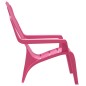 vidaXL Sillas de jardín niños 2 uds aspecto madera PP rosa 37x34x44 cm vidaXL Sillas de jardín niños 2 uds aspecto madera PP rosa 37x34x44 cm