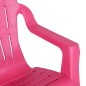 vidaXL Sillas de jardín niños 2 uds aspecto madera PP rosa 37x34x44 cm vidaXL Sillas de jardín niños 2 uds aspecto madera PP rosa 37x34x44 cm