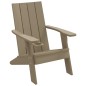 vidaXL Silla de jardín Adirondack marrón claro 75x88,5x89,5 cm vidaXL Silla de jardín Adirondack marrón claro 75x88,5x89,5 cm