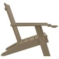 vidaXL Silla de jardín Adirondack marrón claro 75x88,5x89,5 cm vidaXL Silla de jardín Adirondack marrón claro 75x88,5x89,5 cm