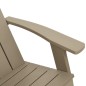 vidaXL Silla de jardín Adirondack marrón claro 75x88,5x89,5 cm vidaXL Silla de jardín Adirondack marrón claro 75x88,5x89,5 cm